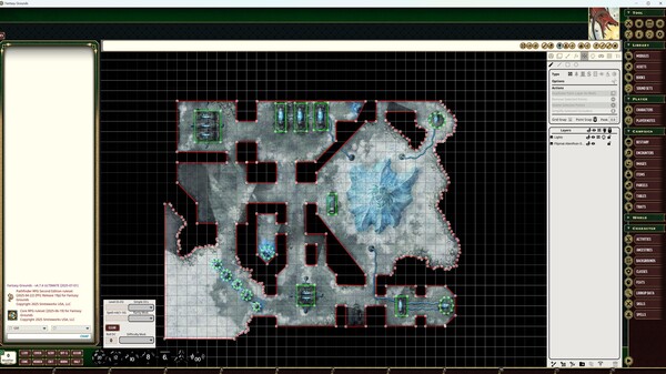 Fantasy Grounds - Pathfinder RPG - Flip-Mat: Alien Ruins