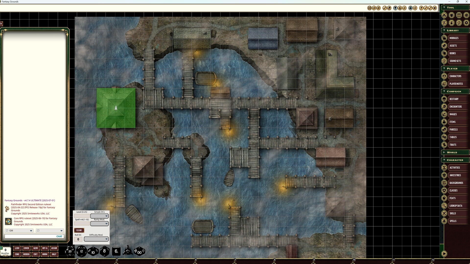 Fantasy Grounds - Pathfinder RPG - Flip-Mat: Boardwalkのスクリーンショット 1