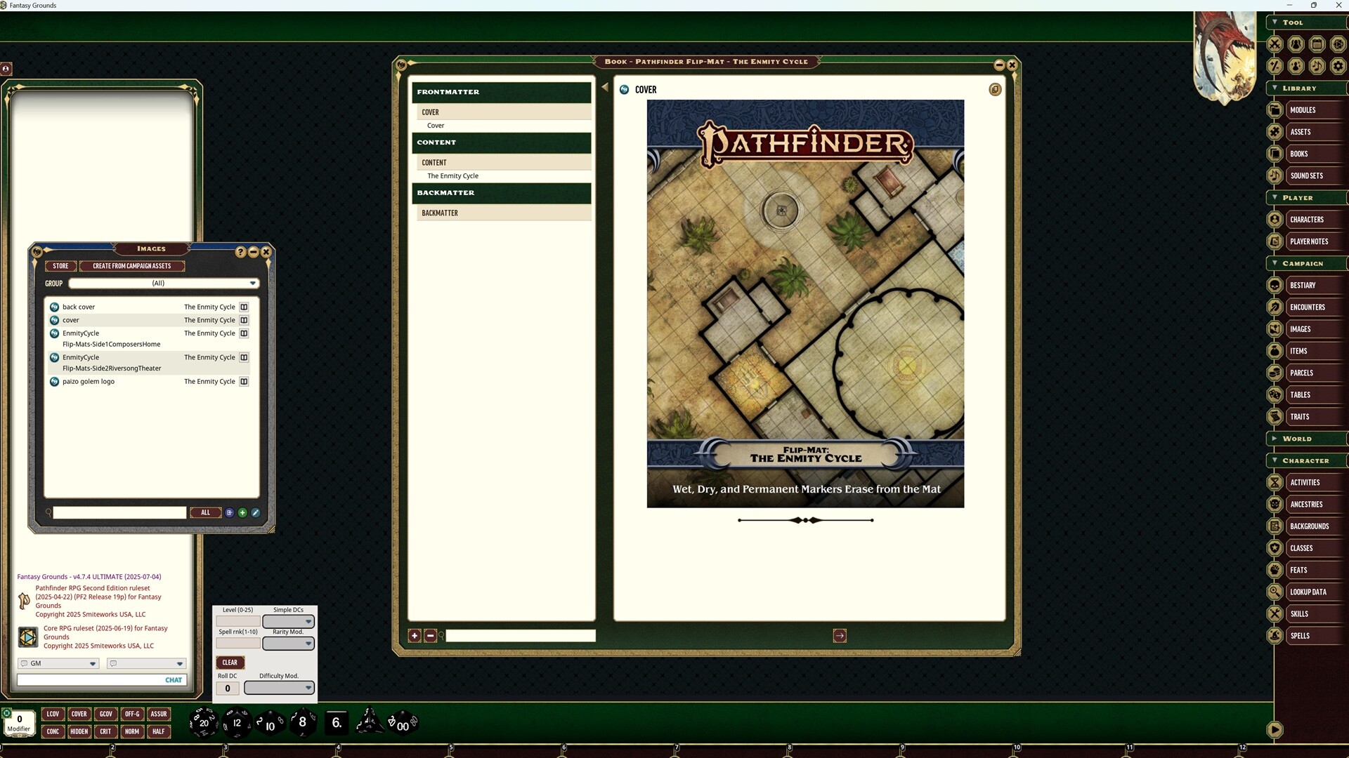 #1. Fantasy Grounds - Pathfinder RPG - Flip-Mat: The Enmity Cycle (Steam) 由: SmiteWorks USA, LLC