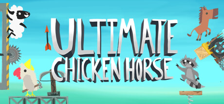 Steam header art for Ultimate Chicken Horse