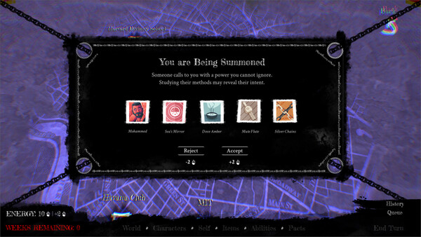 Screenshot of The Matter of Being gameplay showing in-action mechanics