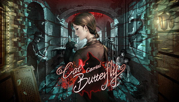 Cat carried Butterfly