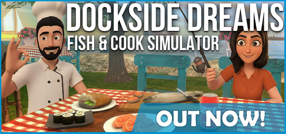 Dockside Dreams – Fish & Cook Simulator header image