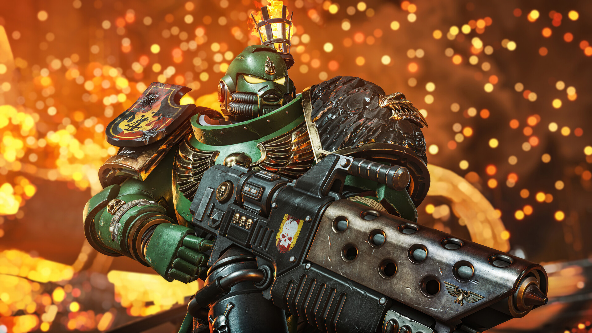 Warhammer 40,000: Space Marine 2 - Salamanders Cosmetic Pack Featured Screenshot #1