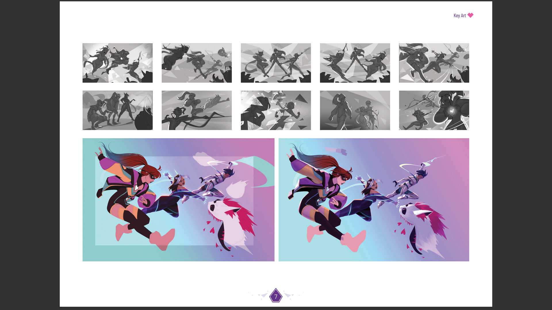 The Nova Hearts Digital Artbook Featured Screenshot #1