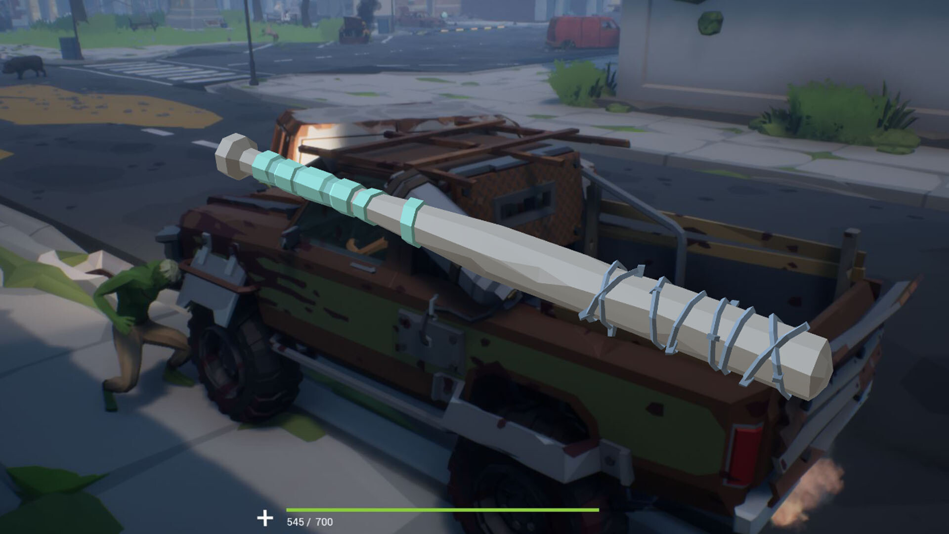 LivingForest Green Handguard Bat Wrapped With Wire Featured Screenshot #1