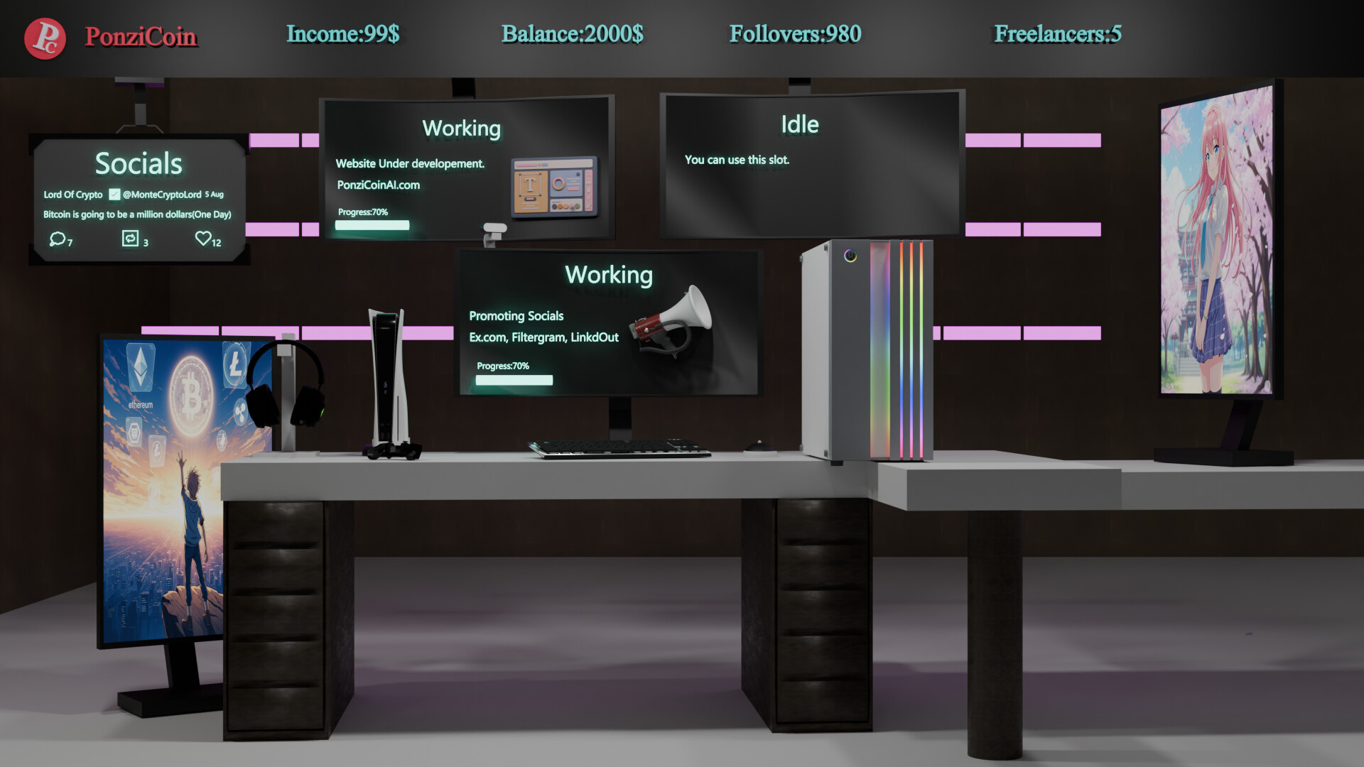 Fake Tech Tycoon screenshot #4