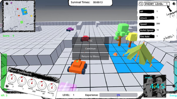 Tank Rectangle game for windows Pc 1