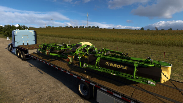 American Truck Simulator - KRONE Agriculture Equipment — скриншот 7