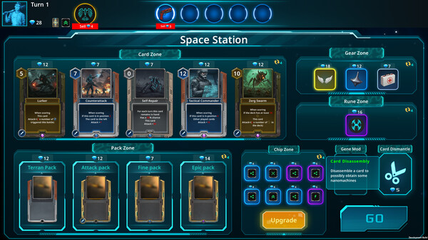 Galactic Deck Clash Demo screenshot 4