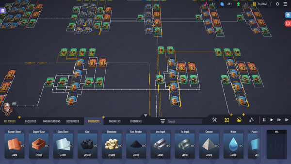 Скриншот 2 из игры Factory Planner: First Sparks