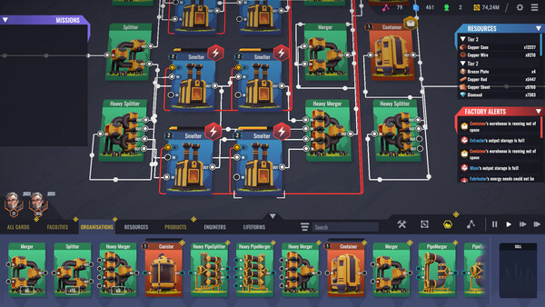 Скриншот 4 из игры Factory Planner: First Sparks