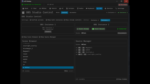 Скриншот из vrOS