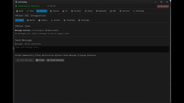 Скриншот из vrOS