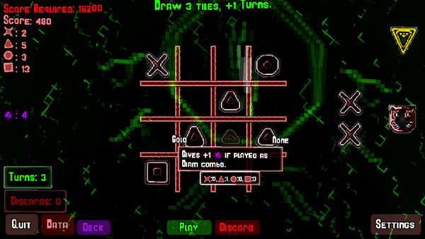 Screenshot of Nodosis gameplay showing in-action mechanics