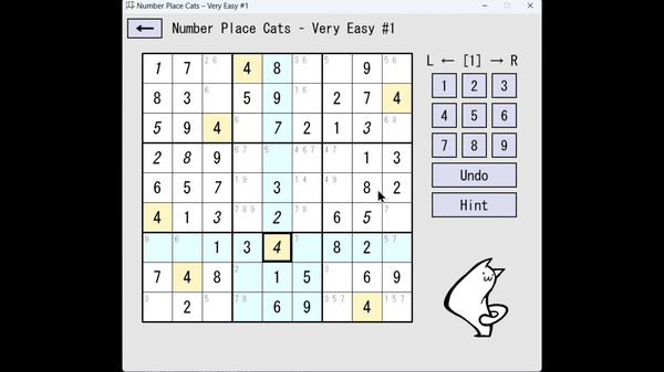 Number Place Cats screenshot 3