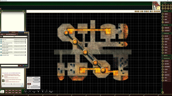 Fantasy Grounds - Pathfinder RPG - Flip-Mat: Underground City Multi-Pack