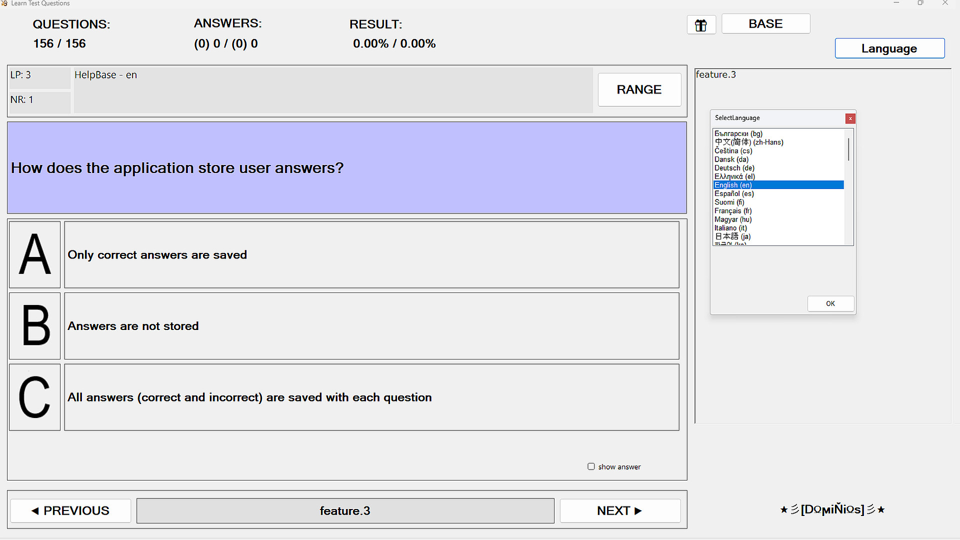 LearnTestQuestions screenshot 1