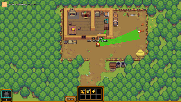 Screenshot of Thief's Adventure gameplay showing in-action mechanics