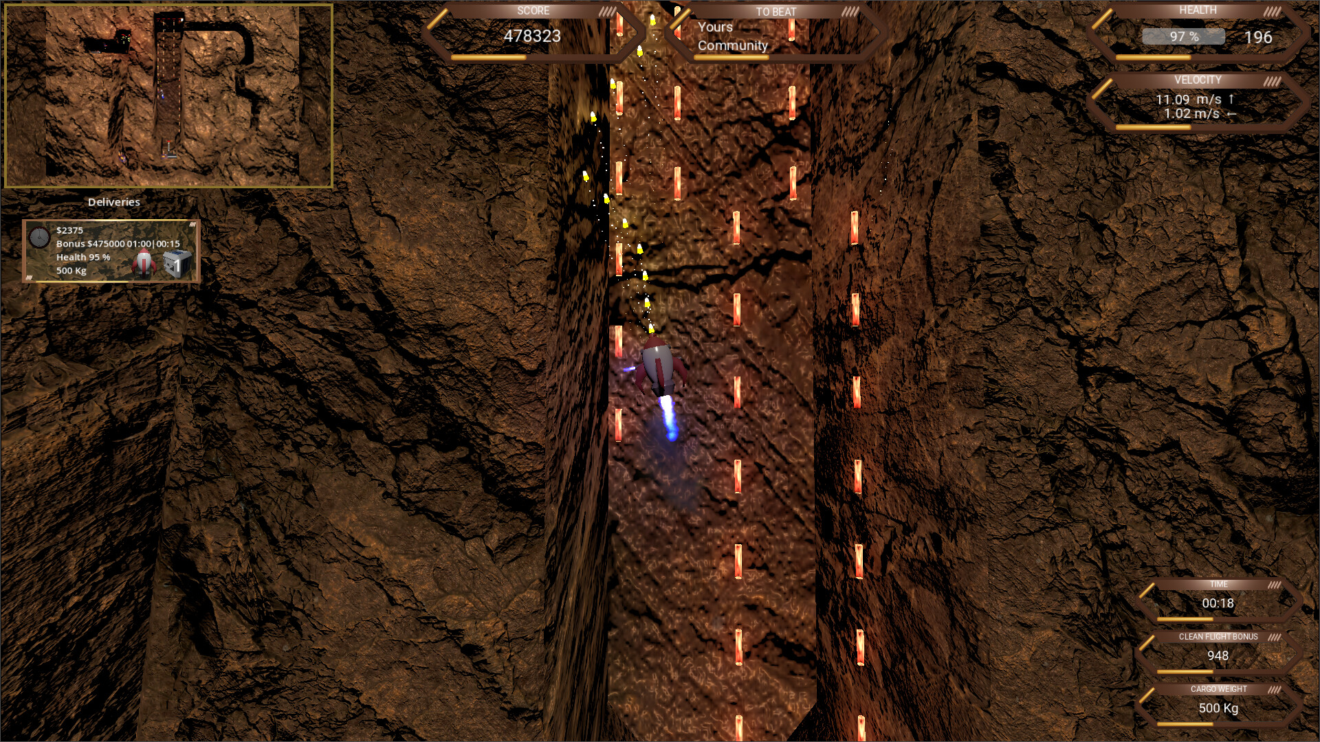 RocketShip Go Up screenshot #9