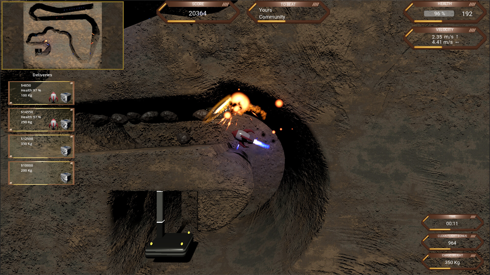 RocketShip Go Up screenshot #7