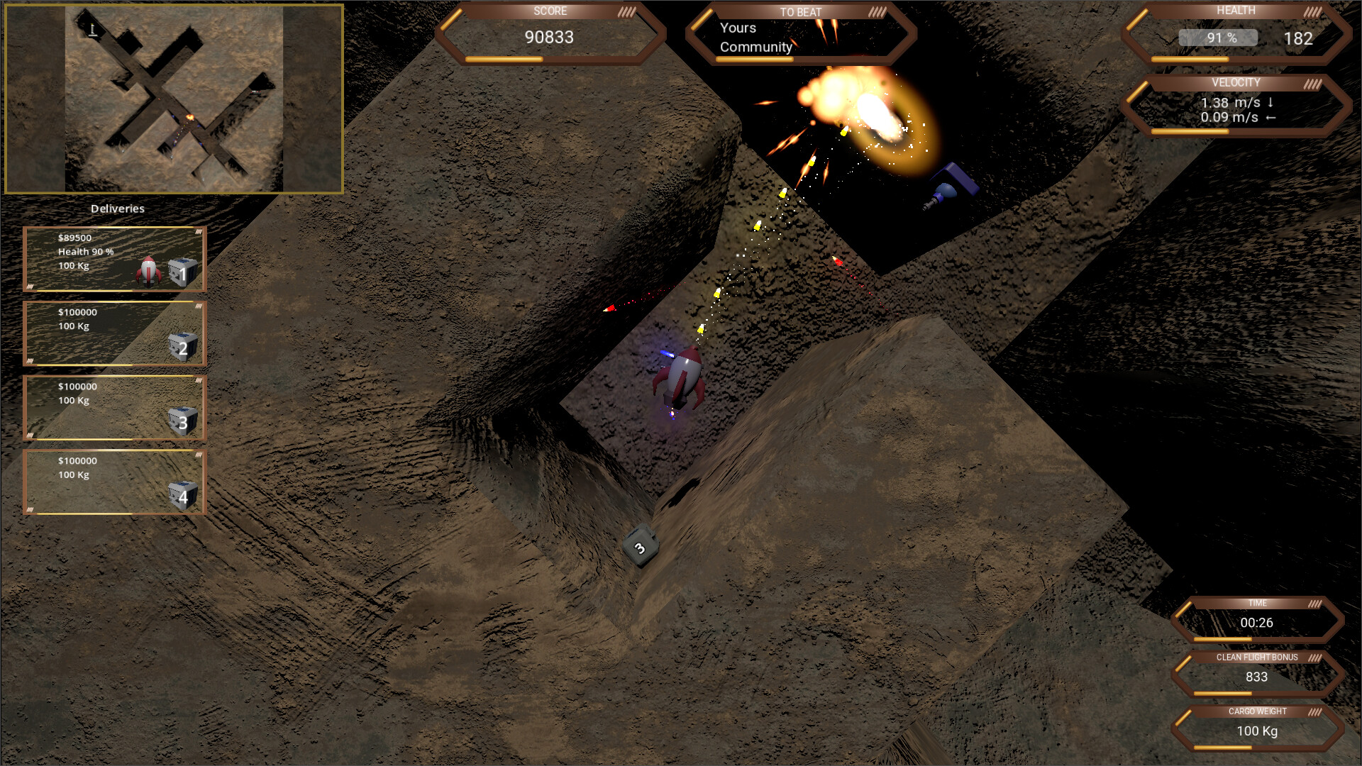 RocketShip Go Up screenshot #5