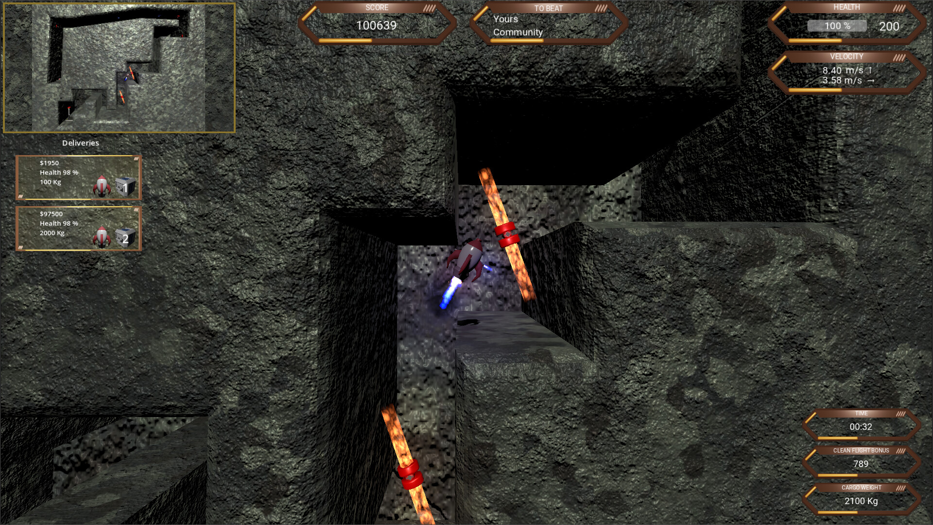 RocketShip Go Up screenshot #3