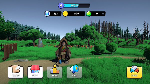 Wordcaster game for Linux 1