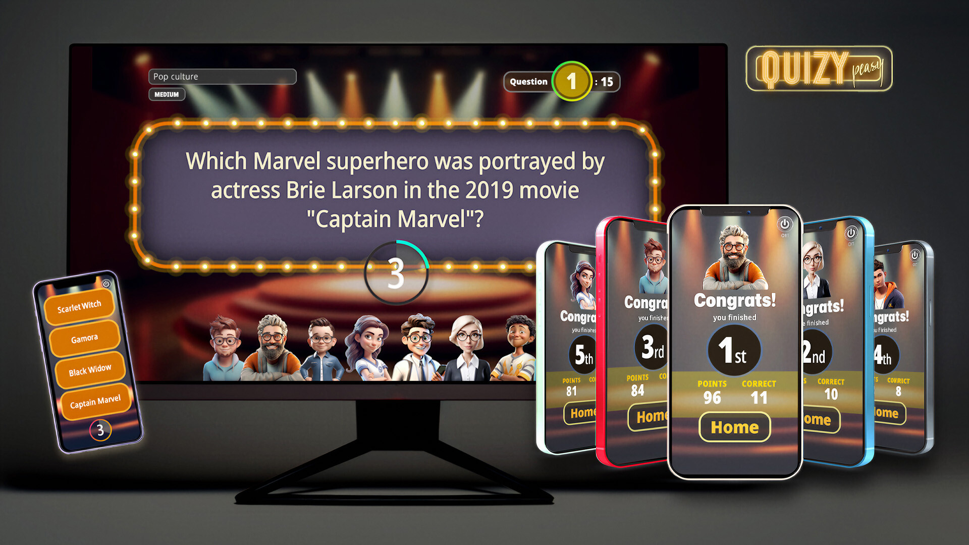 Quizy Peasy screenshot 1