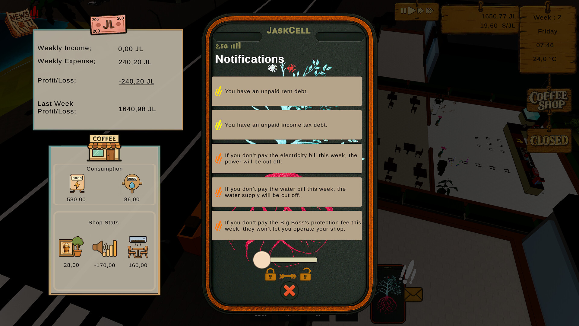 Life in Jasskia: a Coffee Shop screenshot #13