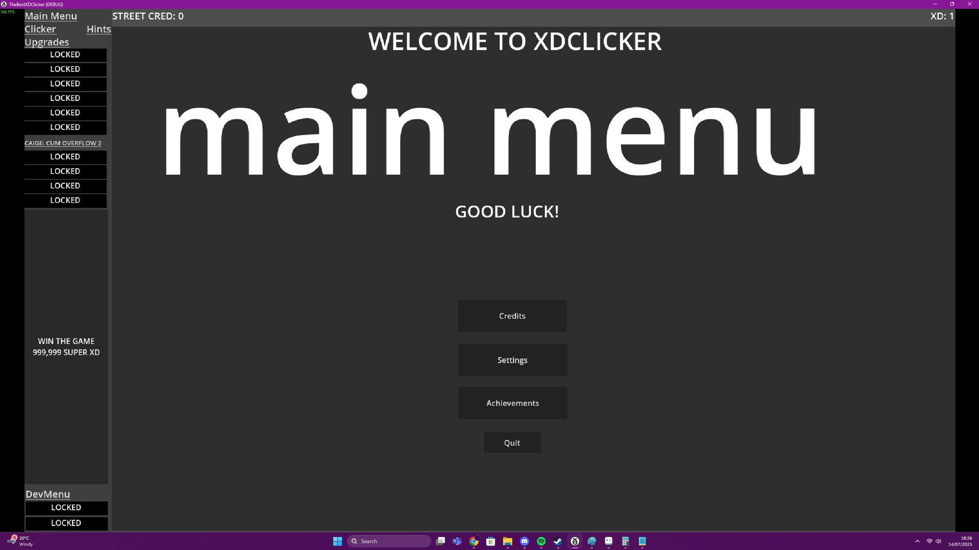 XD CLICKER screenshot #1