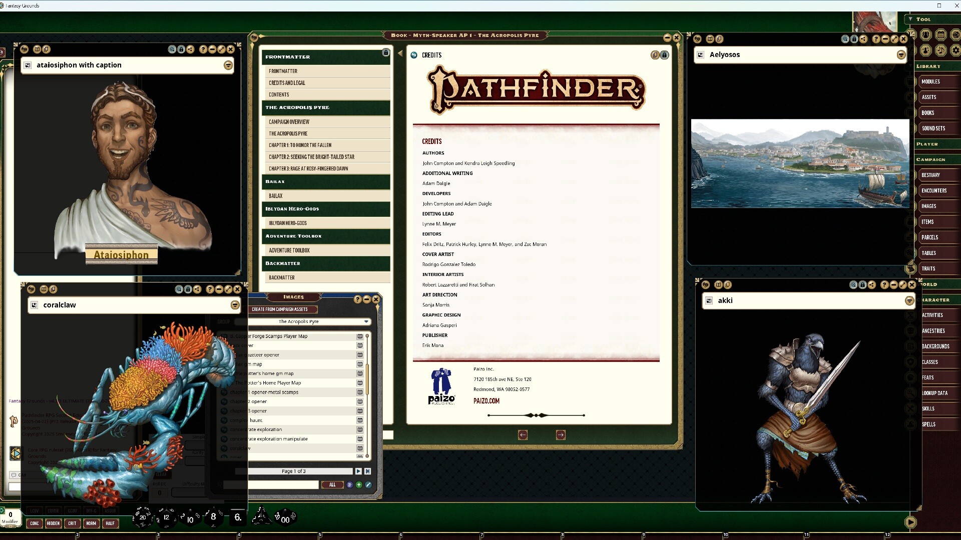 #2. Fantasy Grounds - Pathfinder 2 RPG - Myth-Speaker Adventure Path - The Acropolis Pyre (1 of 3) (Steam) 由: SmiteWorks USA, LLC