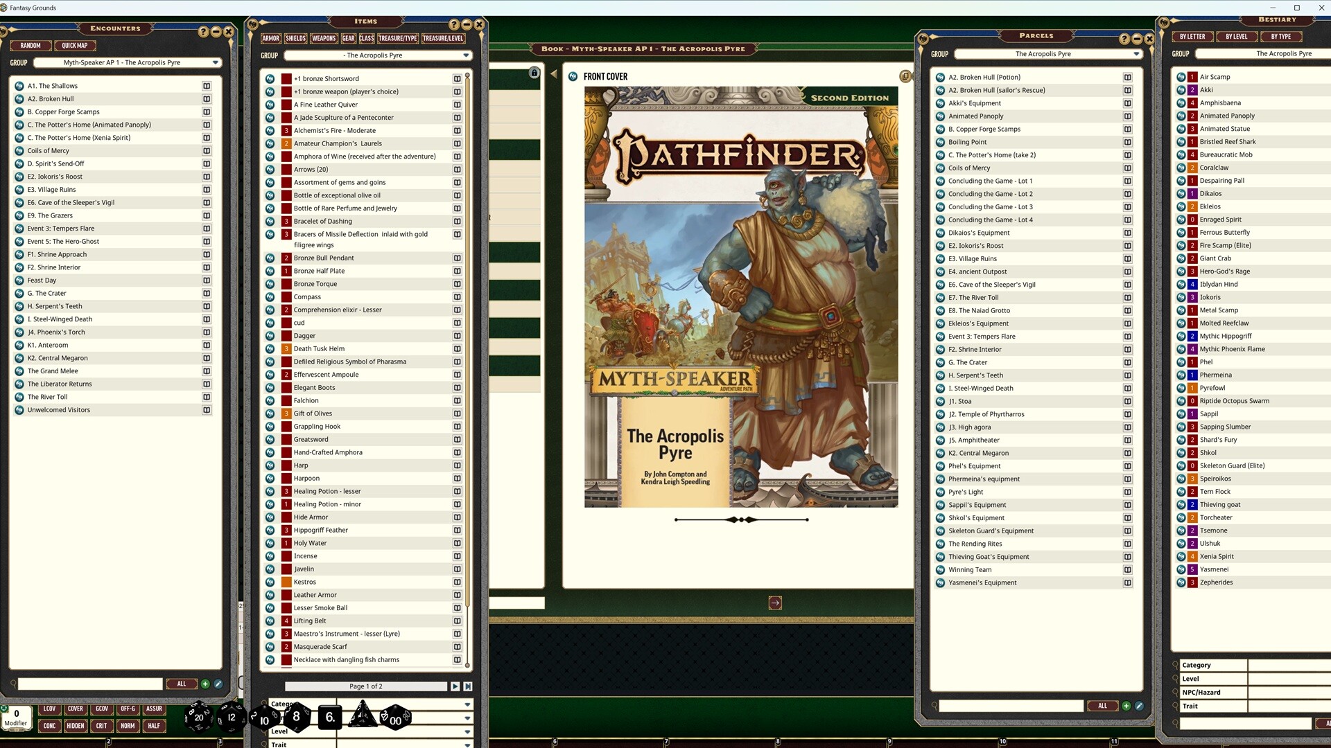 #1. Fantasy Grounds - Pathfinder 2 RPG - Myth-Speaker Adventure Path - The Acropolis Pyre (1 of 3) (Steam) 由: SmiteWorks USA, LLC