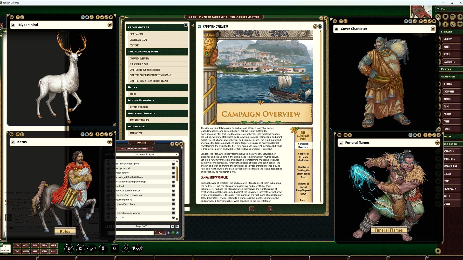 #3. Fantasy Grounds - Pathfinder 2 RPG - Myth-Speaker Adventure Path - The Acropolis Pyre (1 of 3) (Steam) 由: SmiteWorks USA, LLC