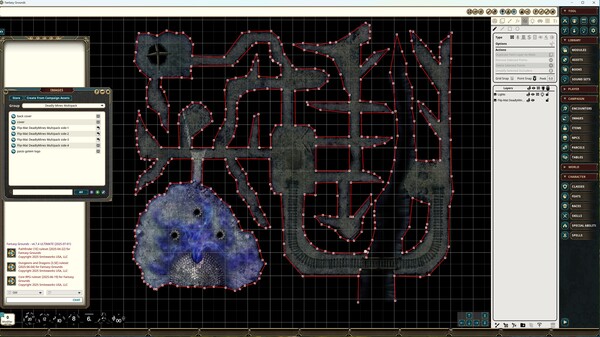 Fantasy Grounds - Pathfinder 2 RPG - Flip-Mat: Deadly Mines Multi-Pack