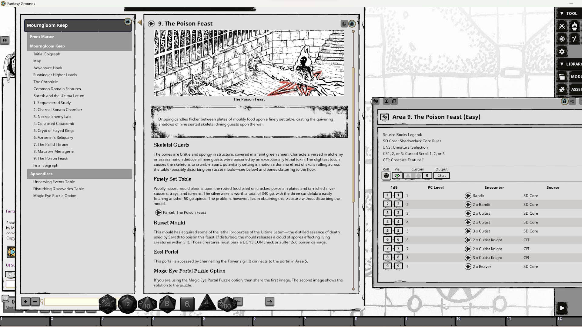 #2. Fantasy Grounds - Mourngloom Keep for Shadowdark RPG (Steam) 由: SmiteWorks USA, LLC
