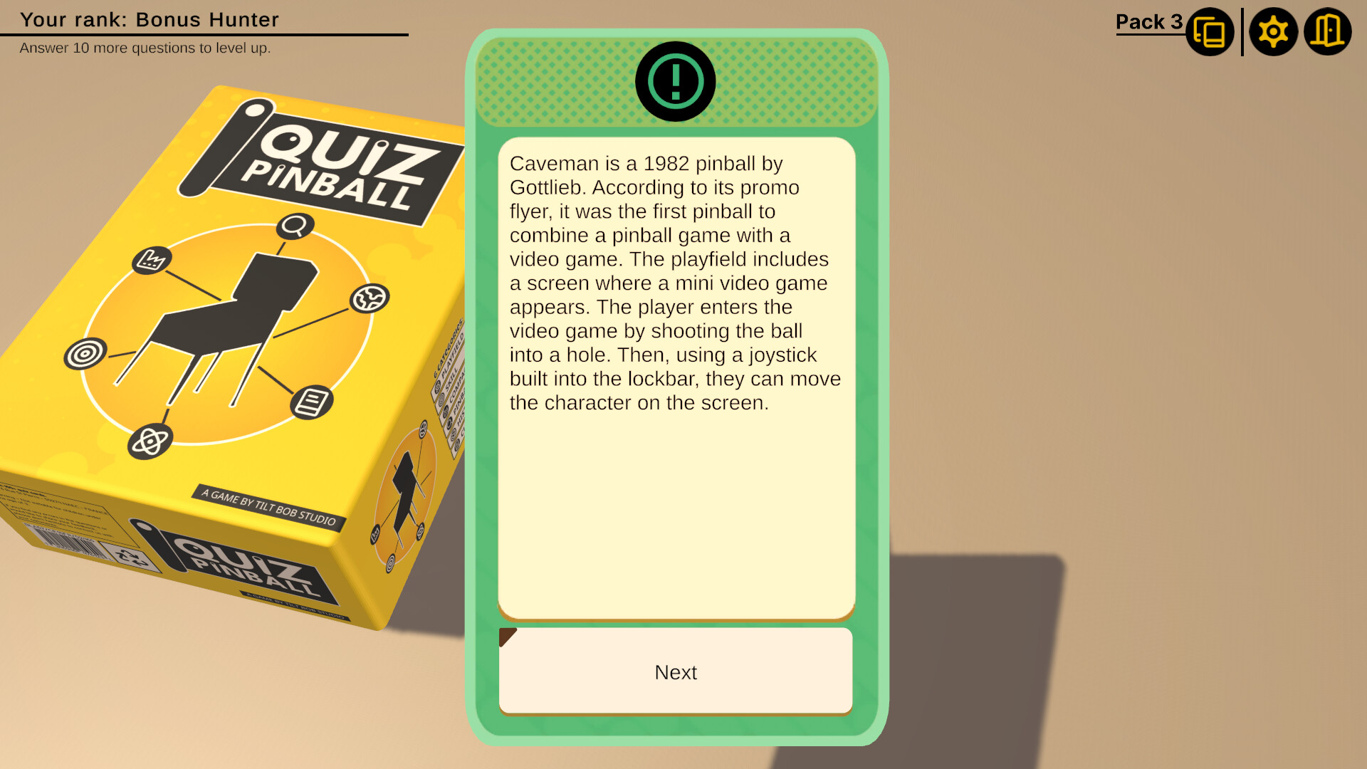 Quiz Pinball: The Quiz You Didn't Know You Needed screenshot #3