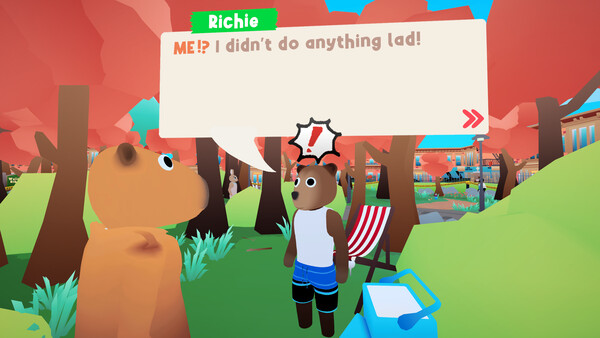 Screenshot of Animal Mystery Crew gameplay showing in-action mechanics