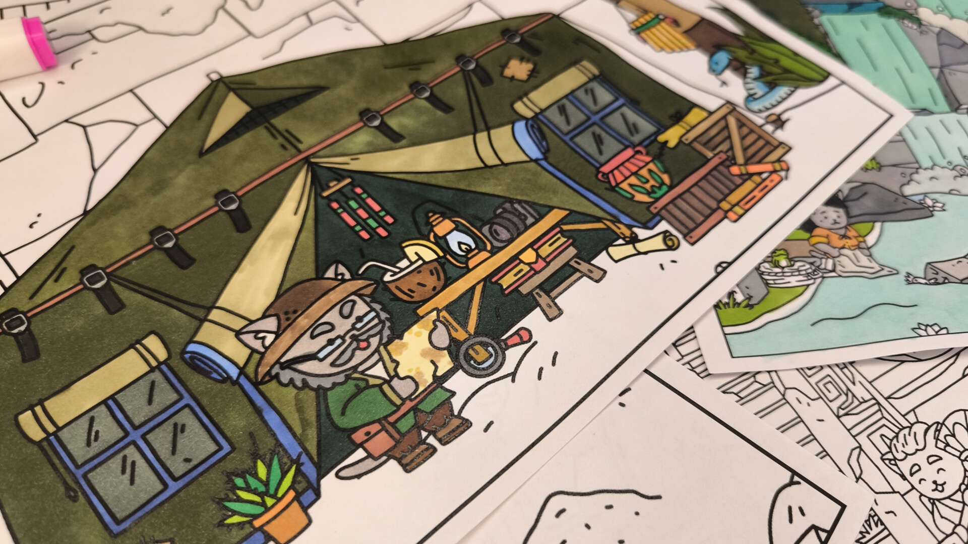 #8. FIND ALL 8: The road to the Maya - Coloring Book (Steam) 由: Very Very LITTLE Studio