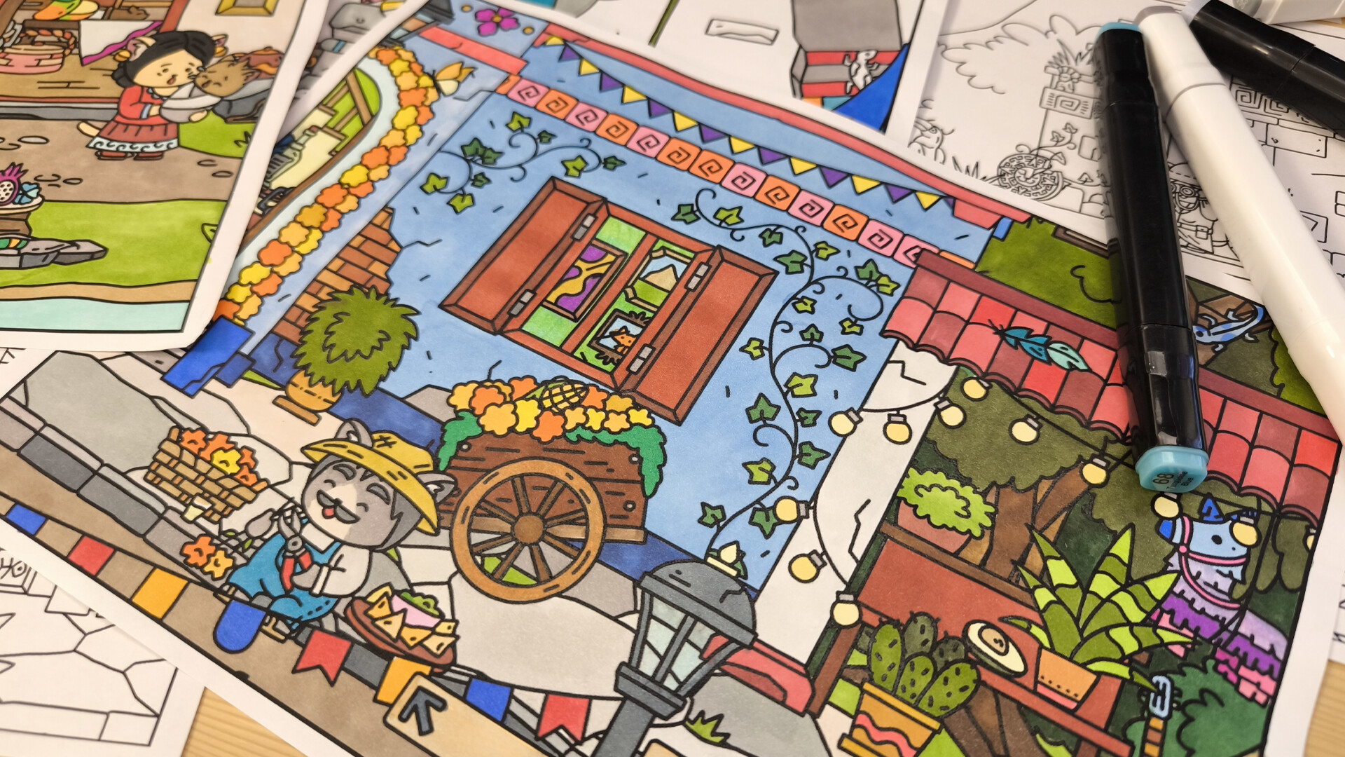 #7. FIND ALL 8: The road to the Maya - Coloring Book (Steam) 由: Very Very LITTLE Studio