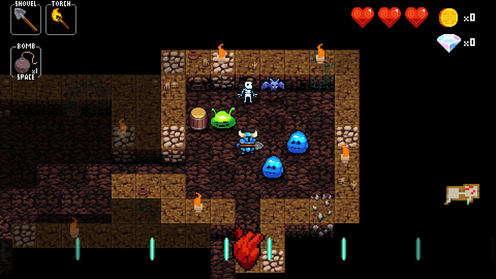Crypt of the NecroDancer: Shovel Knight Character 스크린샷 2