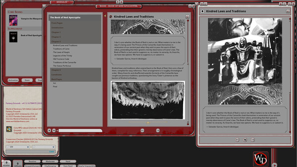 Fantasy Grounds - Vampire: The Masquerade - The Book of Nod Apocrypha
