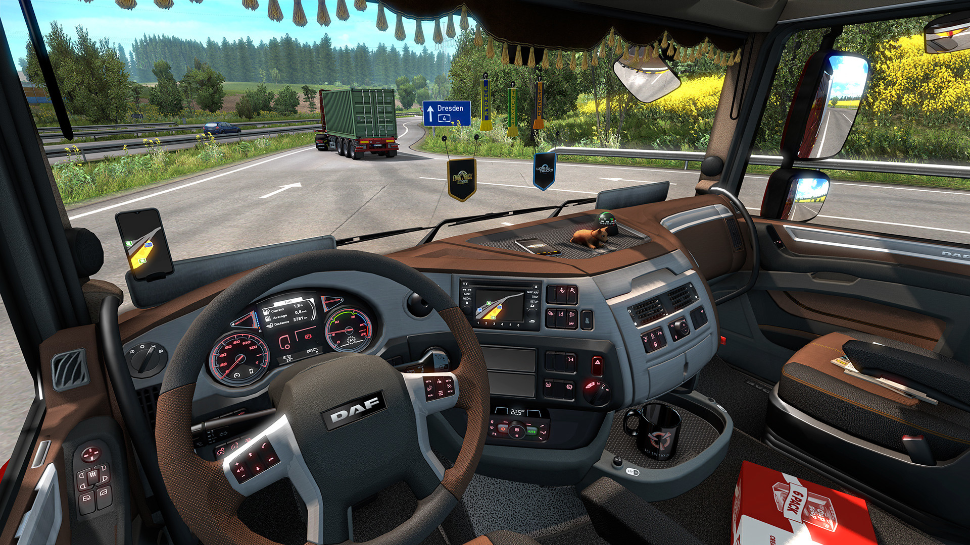 Euro Truck Simulator 2 - Cabin Accessories Featured Screenshot #1