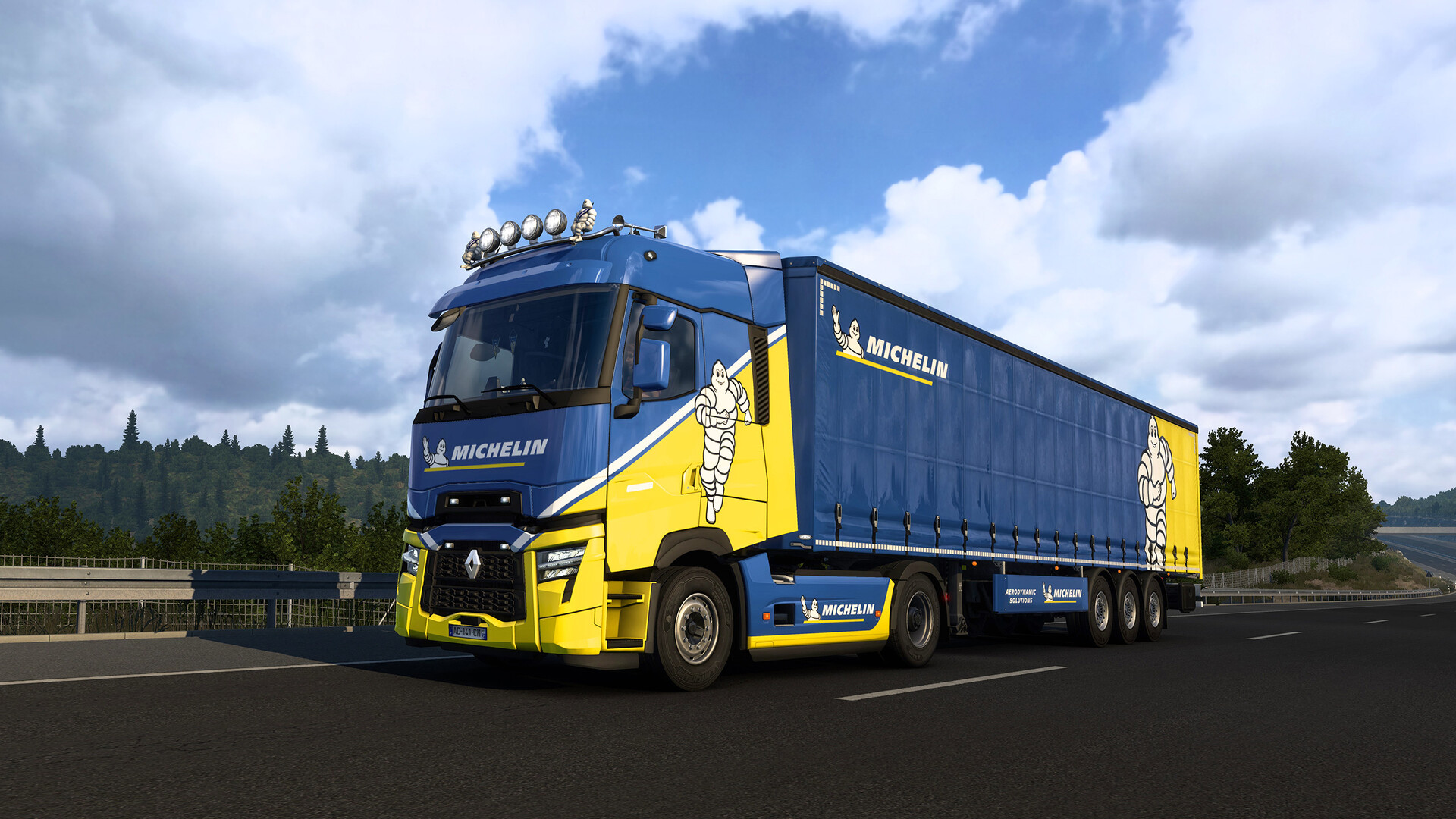Euro Truck Simulator 2 - Michelin Fan Pack gameplay screenshot 1