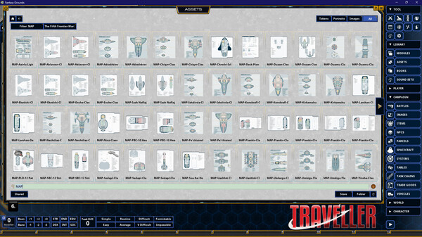 Fantasy Grounds - Traveller - War Fleets of the Fifth Frontier War