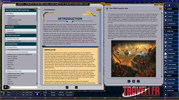 Fantasy Grounds - Traveller - War Fleets of the Fifth Frontier War