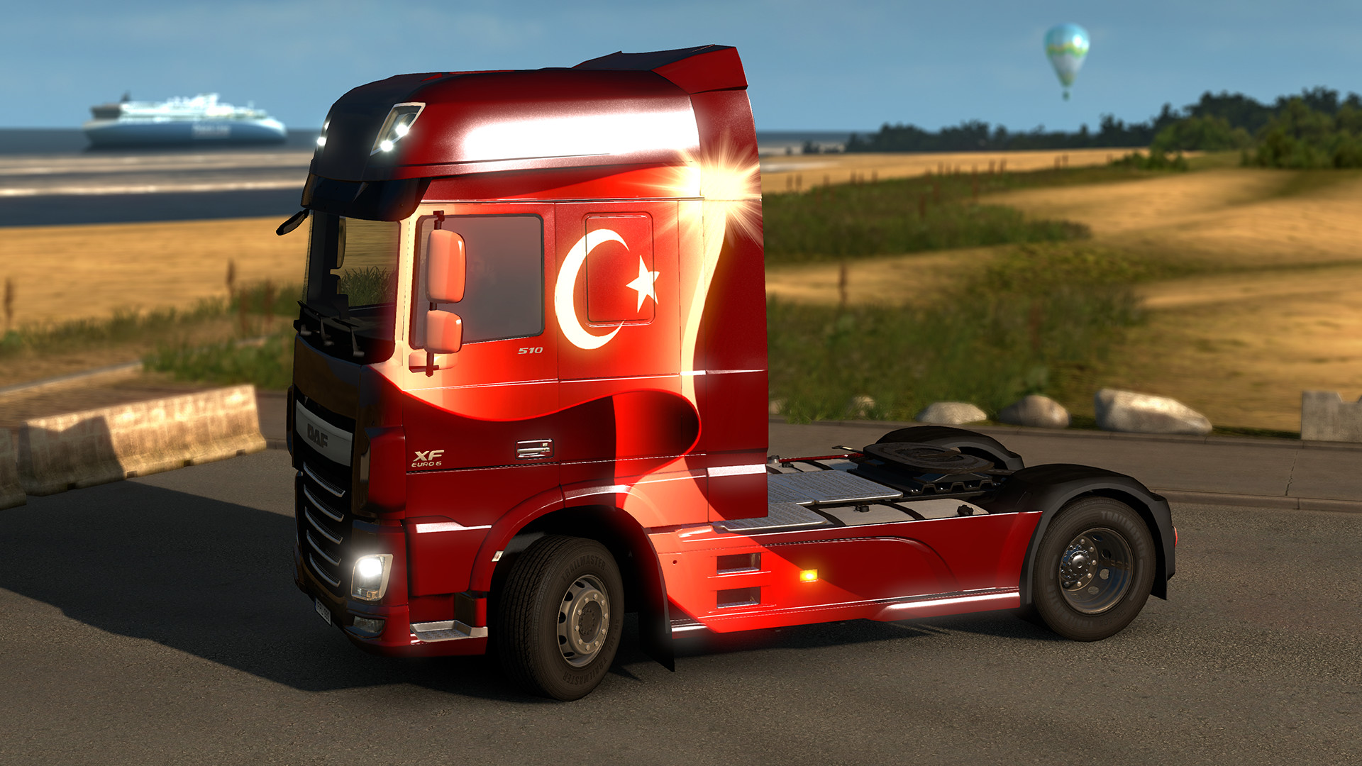 Euro Truck Simulator 2 - Turkish Paint Jobs Pack Featured Screenshot #1