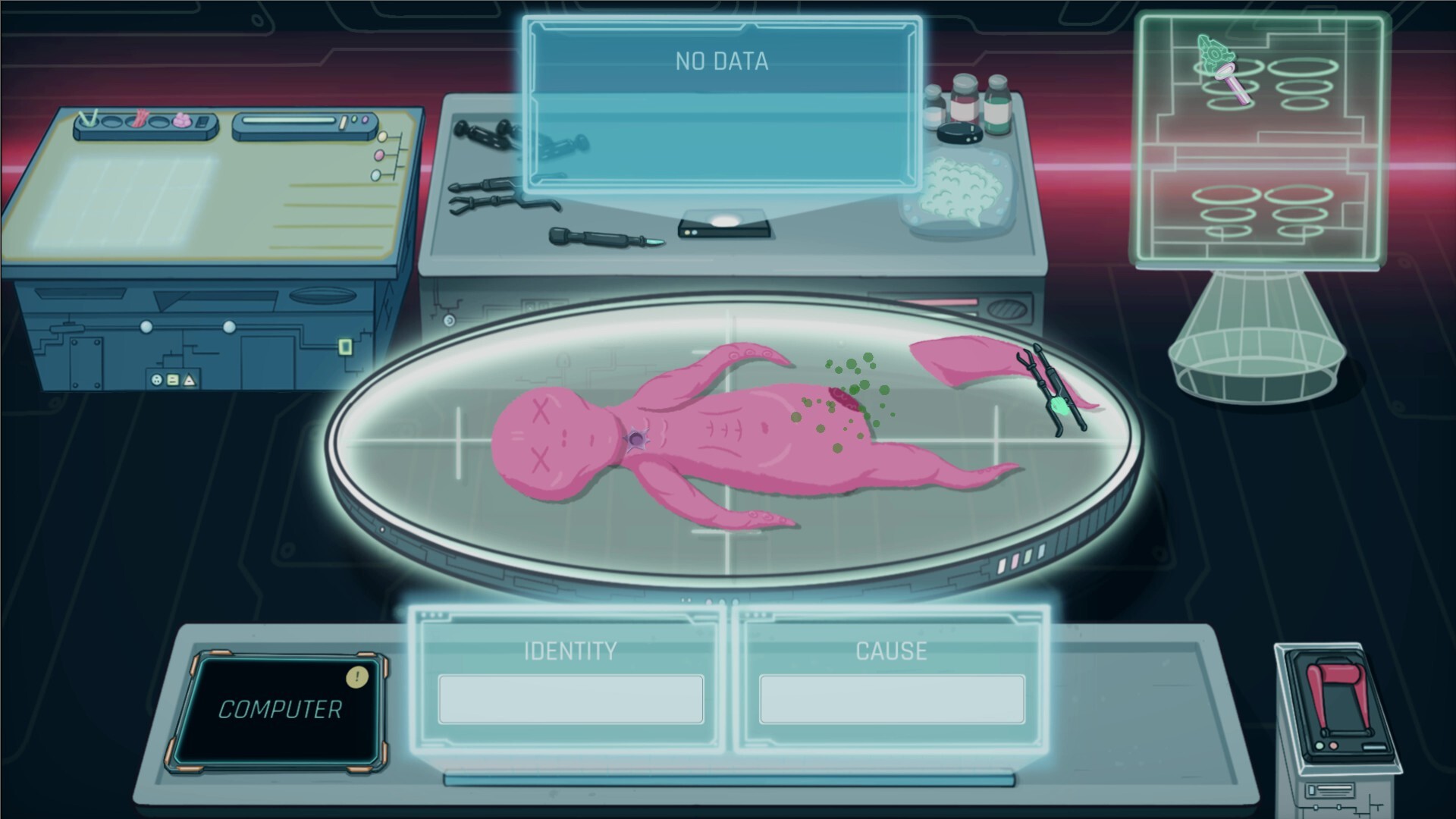 Alien Morgue screenshot 2