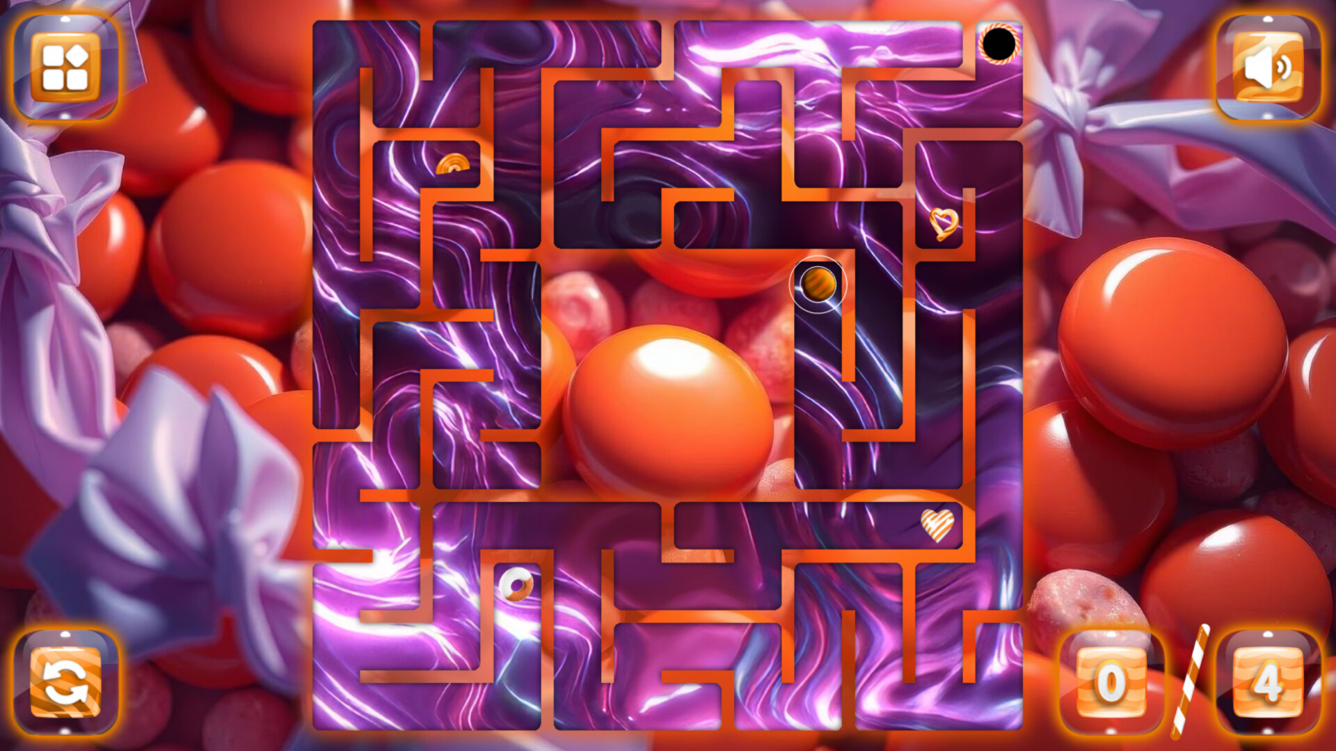 Sweetie Candy Maze: Orange screenshot 4