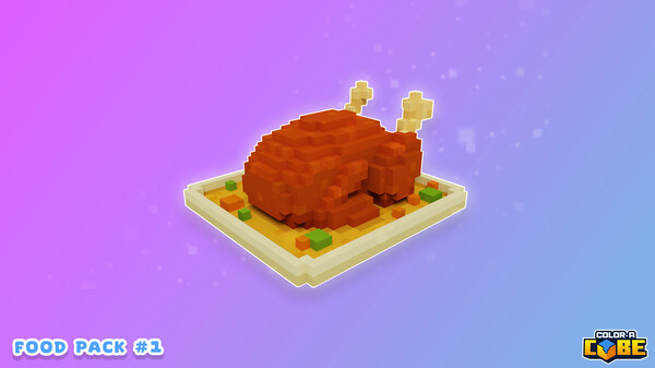 Color a Cube - Food Pack #1 screenshot 1